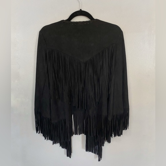 Show Me Your Mumu Marma Fringe Faux Suede Jacket / Cardigan / Kimono - Picture 3 of 7